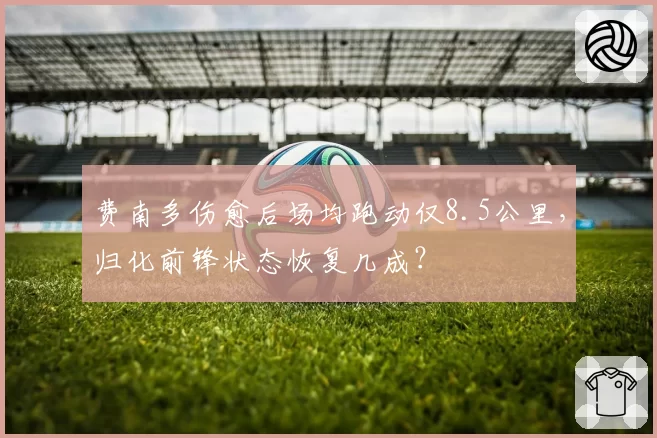 费南多伤愈后场均跑动仅8.5公里，归化前锋状态恢复几成？