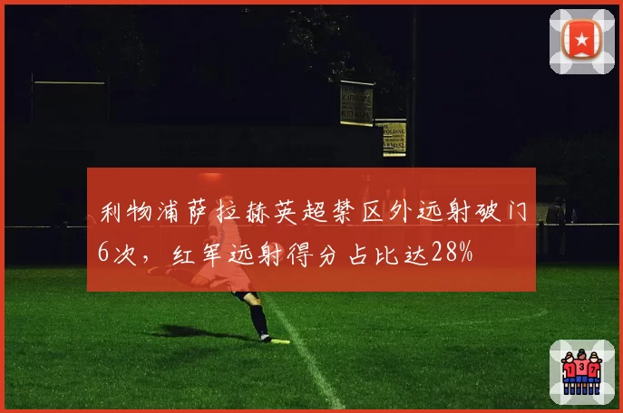 利物浦萨拉赫英超禁区外远射破门6次，红军远射得分占比达28%